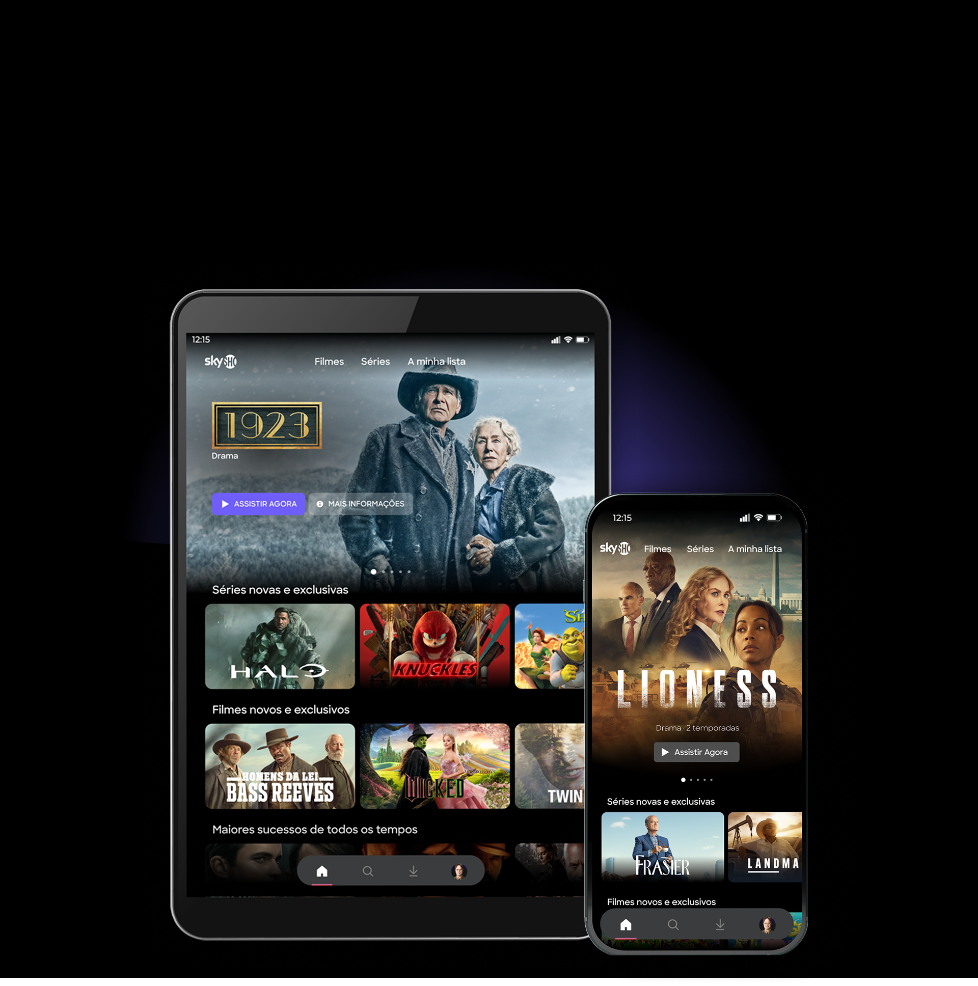 Dispositivos móveis e tablets